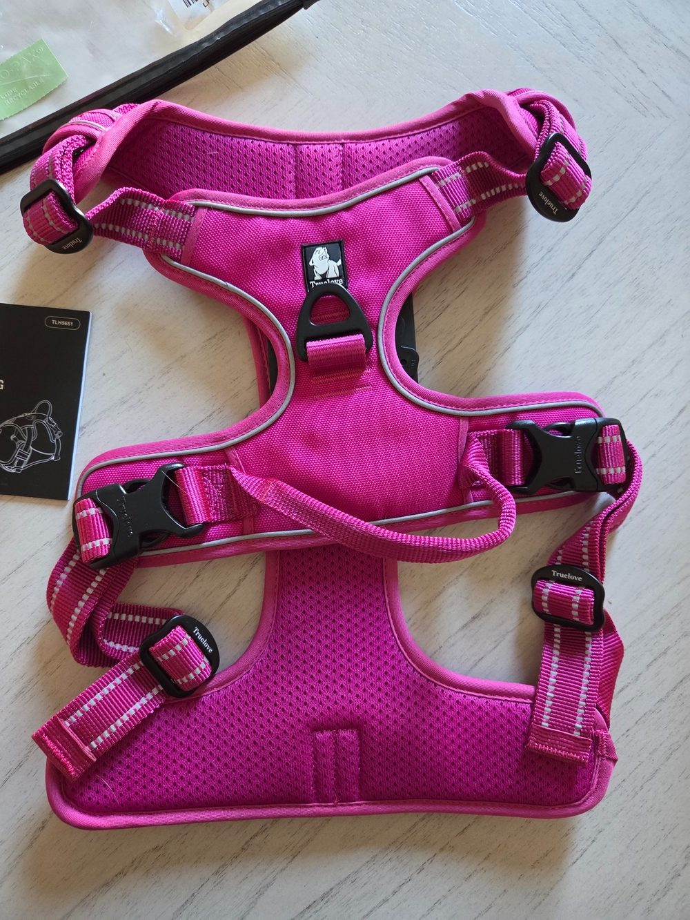 TRUE LOVE Adjustable No-Pull Dog Harness Reflective